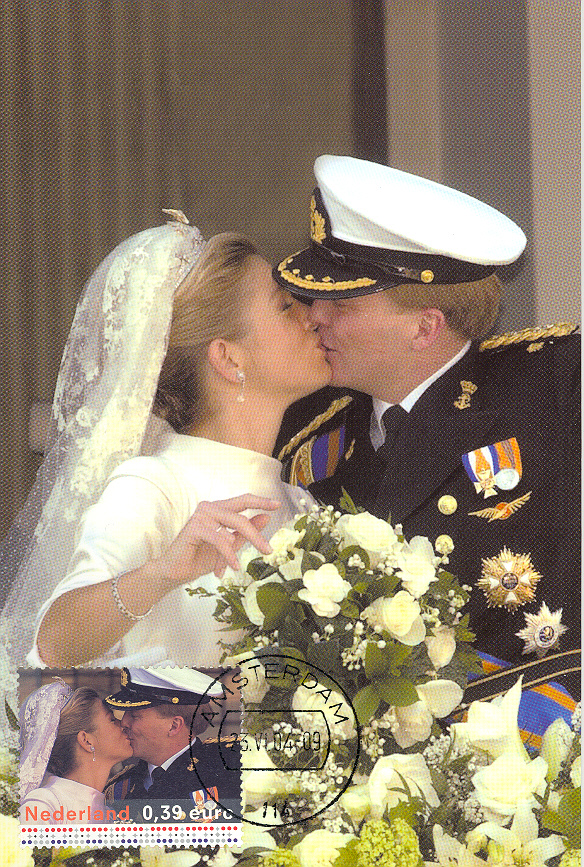 De kus van Willem Alexander en Maxima